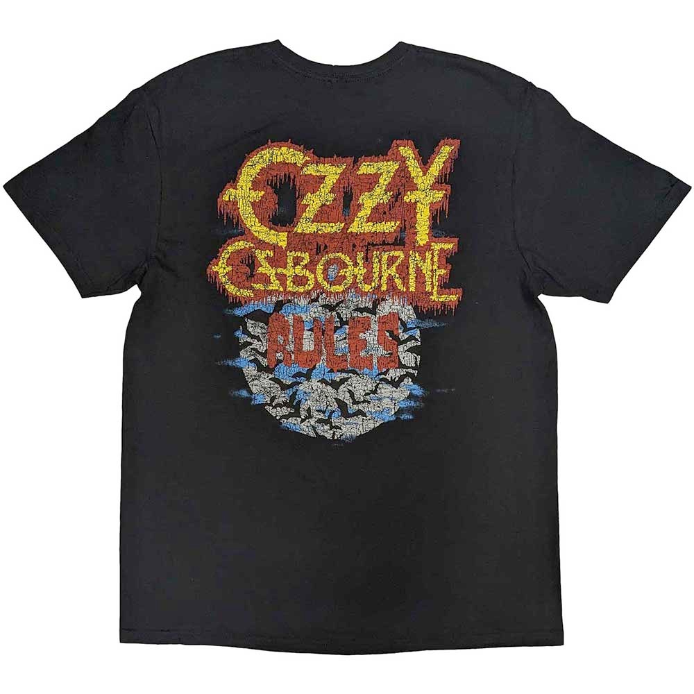 Ozzy Shirt Ozzy Osbourne Bark At The Moon Mens Black Short Sleeve